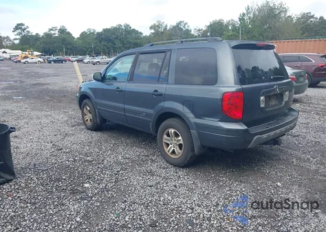 2005 Honda Pilot Ex-L from USA, damaged, VIN 5FNYF18595B032557